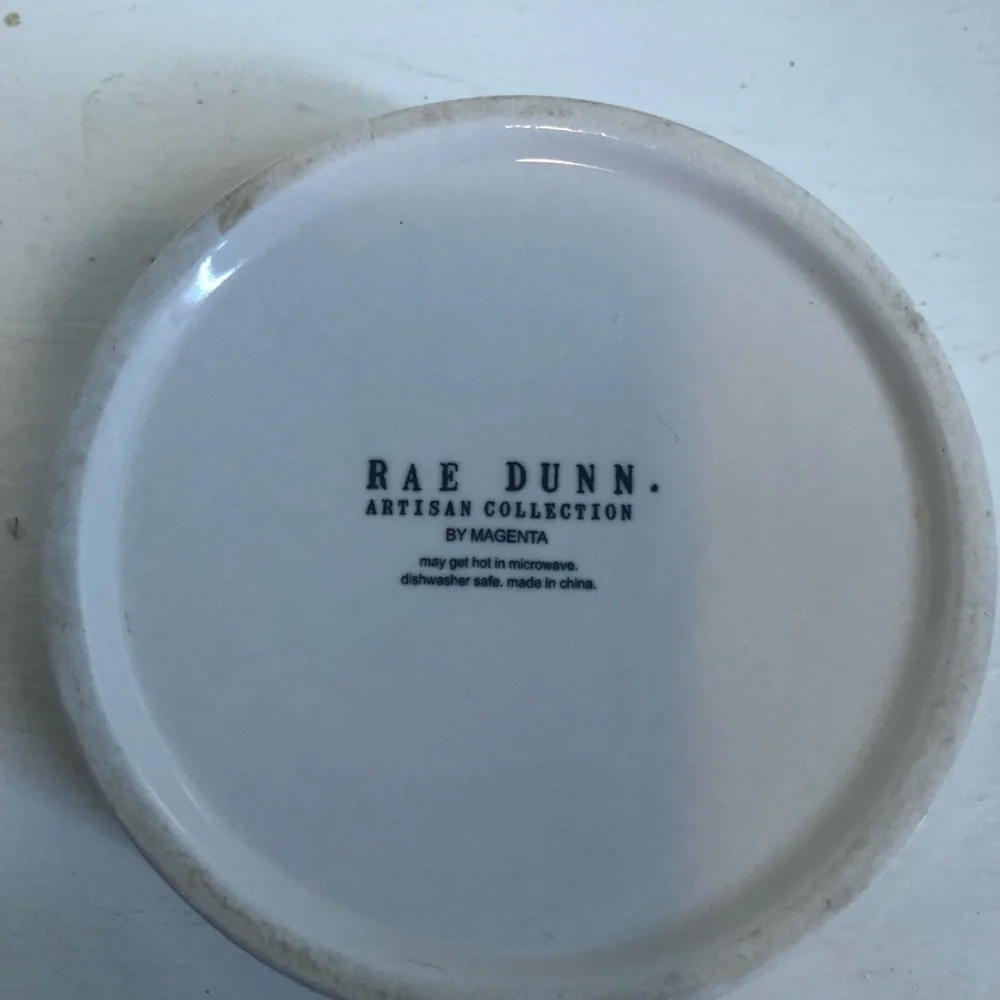 Rae Dunn DRINK By Magenta Dog /Cat Pet Bowl Small Artisan Collection